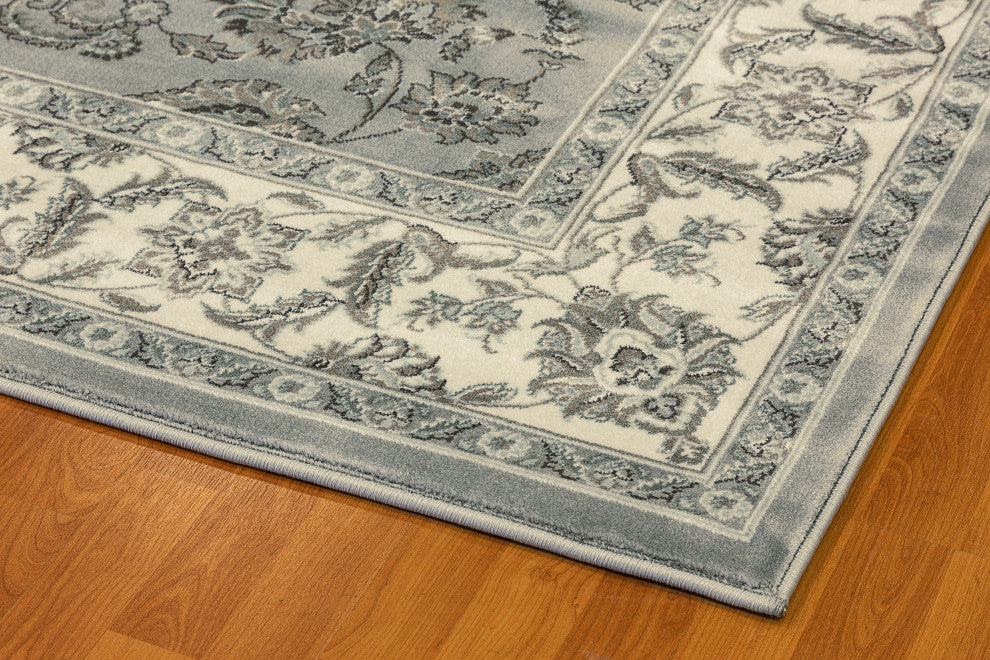 Legacy Dark Blue And Ivory Rug, 7'10"x10'10"
