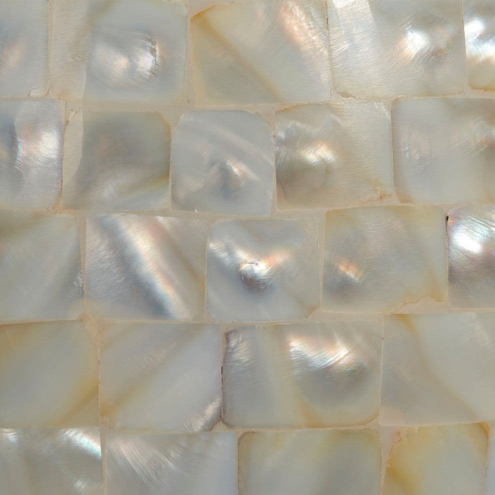 Capsule Table Lamp, Mother of Pearl