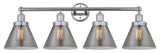 Cone 4-Light 33.5" Bath Vanity-Light Polished Chrome