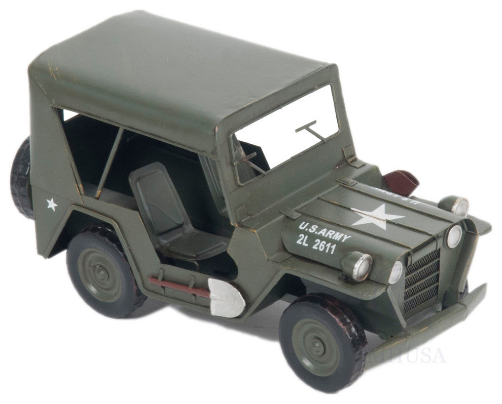 1940 Willys Quad Overland Jeep Model Car Metal