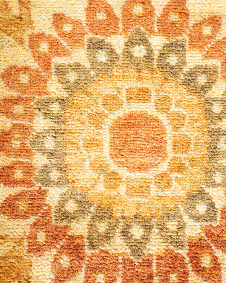 Lena, One-of-a-Kind Hand-Knotted Area Rug Brown, 8'4"x10'7"