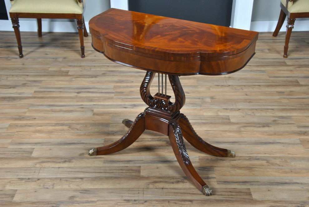 Lyre or Harp Game Table