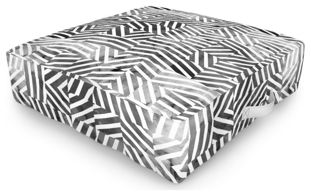 Emanuela Carratoni Optical Theme Outdoor Floor Cushion