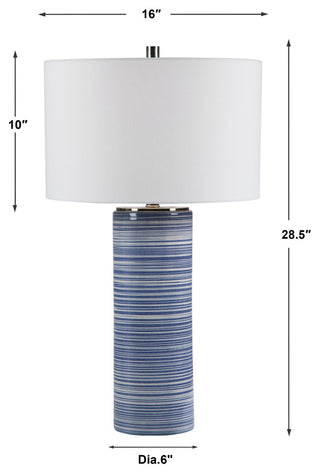 Uttermost Montauk Striped Table Lamp