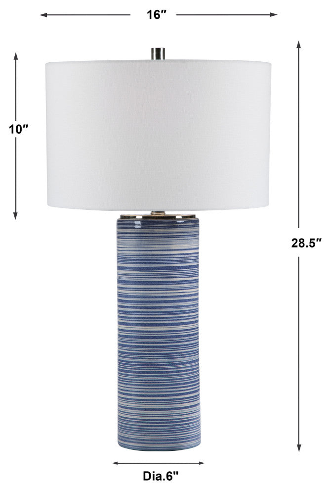 Uttermost Montauk Striped Table Lamp