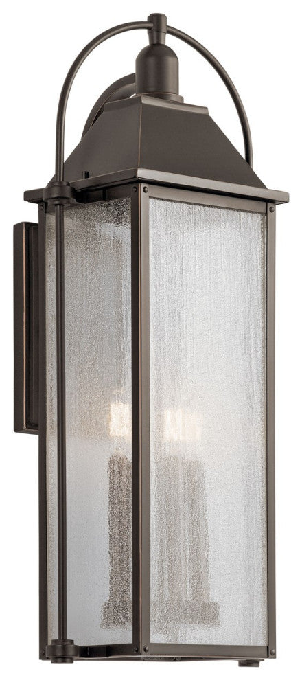 Kichler Harbor Row 4 Light Large Outdoor Wall Light in Olde Bronze