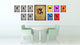 Aquarius Horoscope Astrology Brown Print on Canvas with Picture Frame, 13"x17"