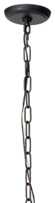 Blooming Iron 6-Light Chandelier, Black