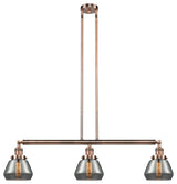 Innovations Lighting 213-Ac-G173-Led 3 Light Dimmable Led Island Light