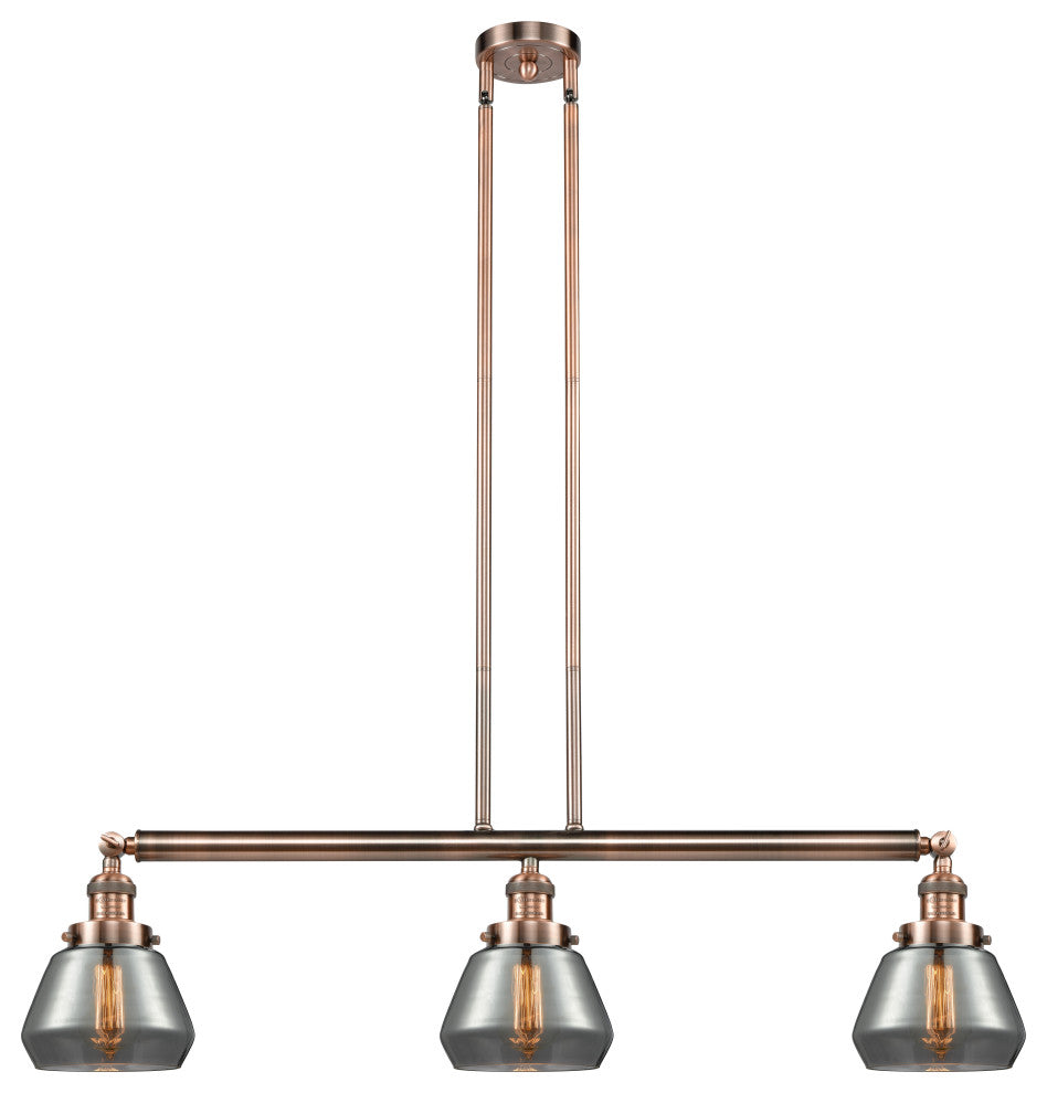 Innovations Lighting 213-Ac-G173-Led 3 Light Dimmable Led Island Light