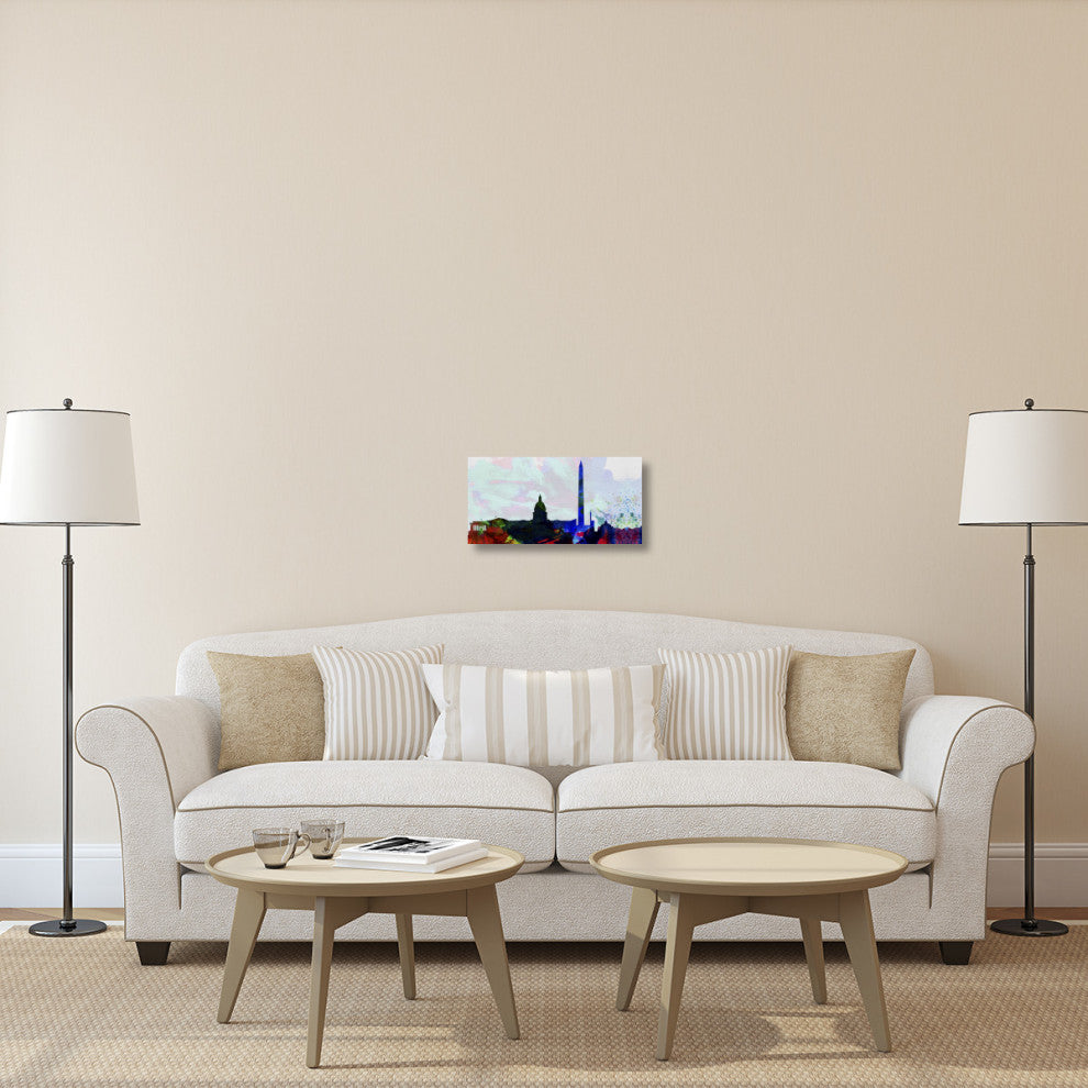 "Washington DC City Skyline 2" Fine Art Print