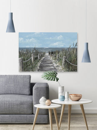"My Favorite Path" Painting Print on Wrapped Canvas, 36x24
