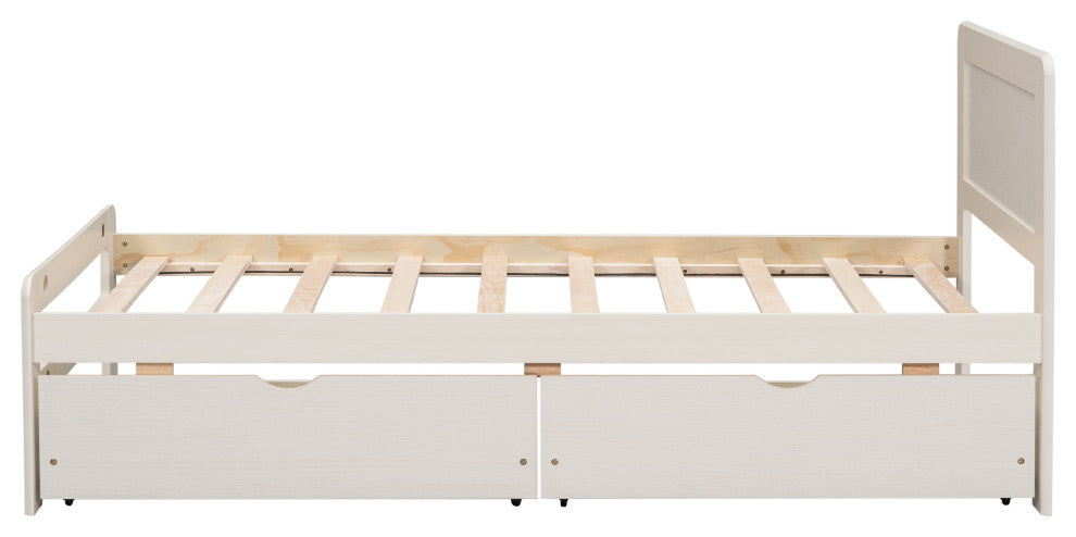 Gewnee Modern Design Twin Size Platform Bed Frame