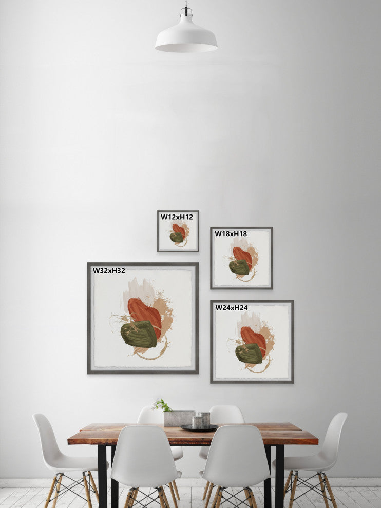 "Rapid Growth" Framed Painting Print, 18x18