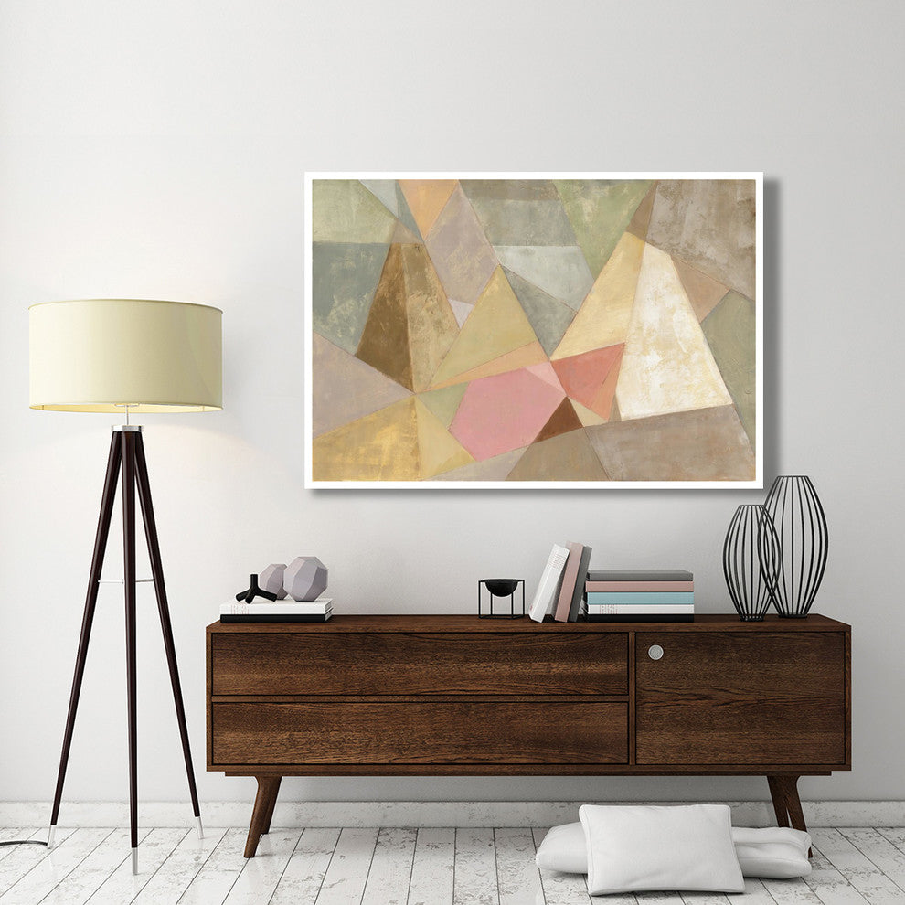 "Geometric Abstract" Digital Paper Print by Silvia Vassileva, 62"x42"