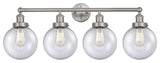 Beacon 4-Light 33.5" Bath Vanity-Light Brushed Satin Nickel