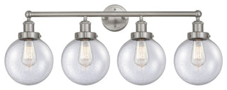Beacon 4-Light 33.5" Bath Vanity-Light Brushed Satin Nickel