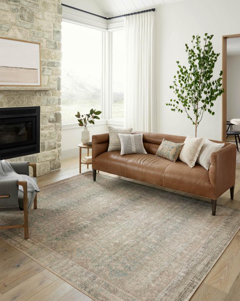 Angela Rose x Loloi Aubrey Area Rug, Jade / Natural, 2''-6" X 9''-6"