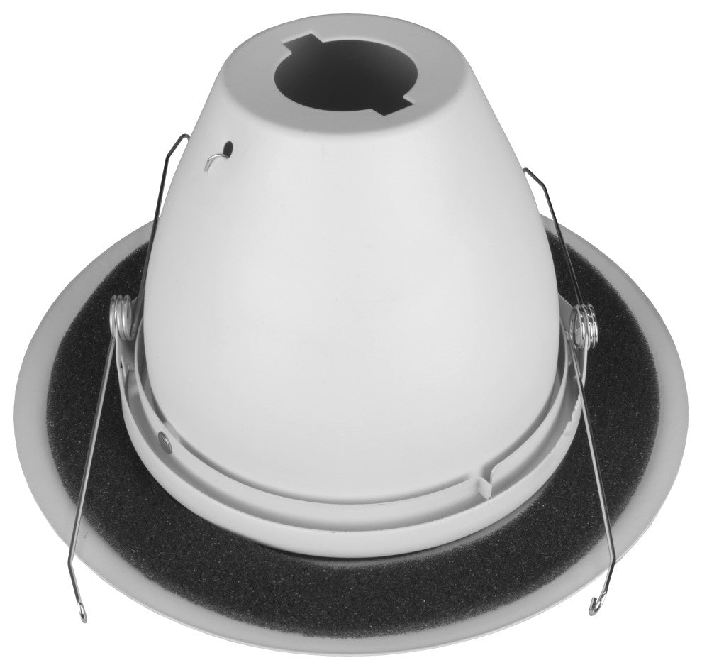 NICOR 6-inch Recessed Baffle Cone Trim in White, White