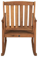 Penny Classic Slat Back Acacia Wood Patio Outdoor Rocking Chair
