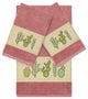 Mila 3 Piece Embellished Towel Set