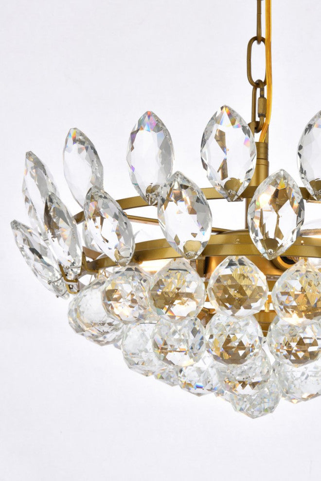 Eleana 16" Pendant, Brass