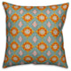 Imperial Pattern, Blue Throw Pillow, 18"x18"
