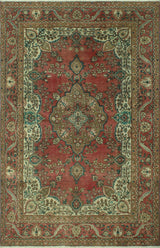 Fine Vintage Distressed Luciano Rose Rug