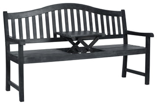 Safavieh Mischa Bench, Dark Slate Gray