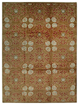 Rust Transitional All Over Ningxia Area Rug