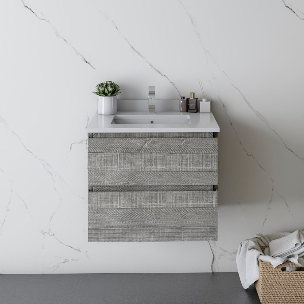 Fresca Formosa Wall Hung Modern Bathroom Cabinet