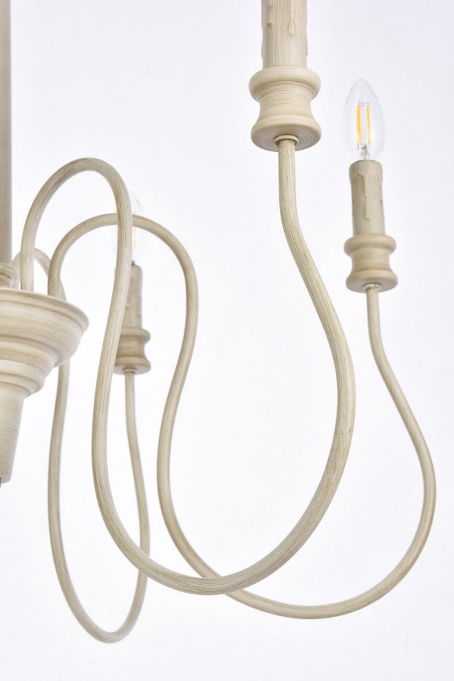 Fiona 6-Light Pendant, Weathered Dove