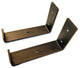 (2) Heavy Duty Industrial Metal Shelf Brackets - 3 Sizes & Styles, 5x8, Style C