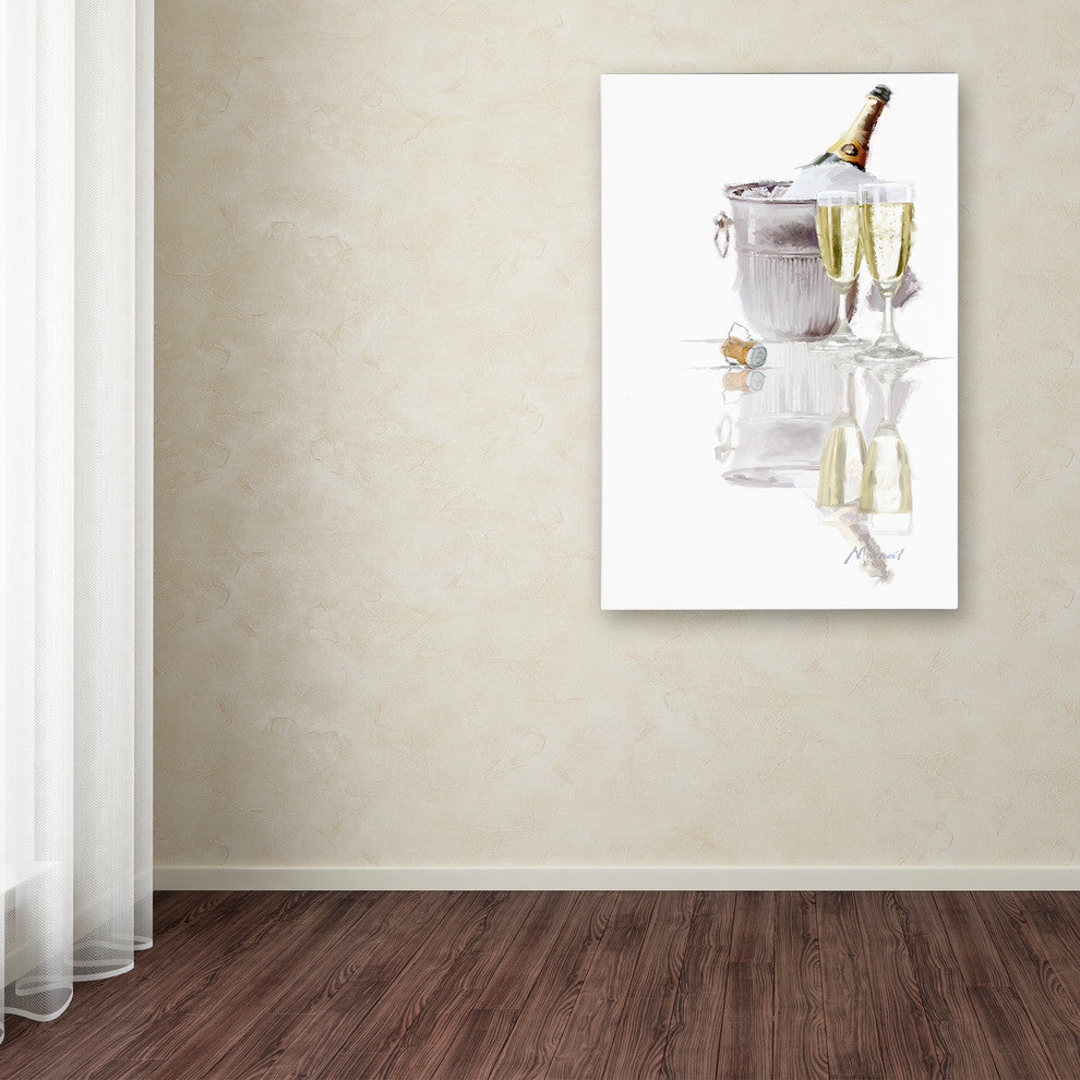 The Macneil Studio 'Champagne' Canvas Art, 32"x22"