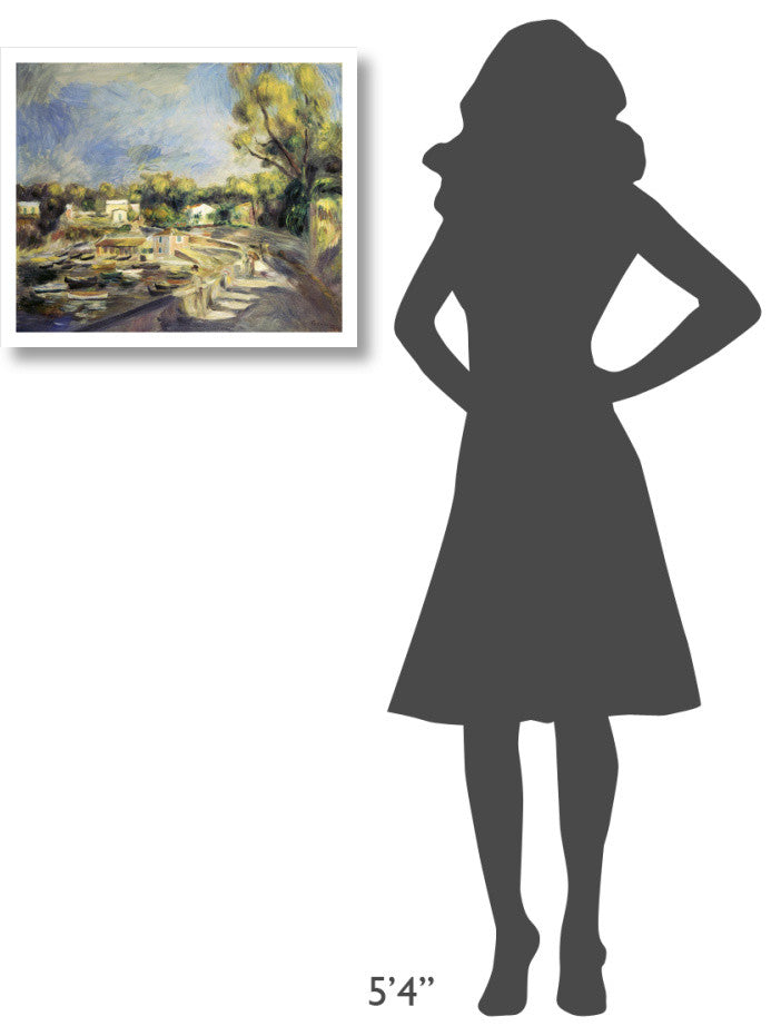 "Scenery in Cagnes (Paysage a Cagnes)" Print by Pierre-Auguste Renoir, 24"x20"
