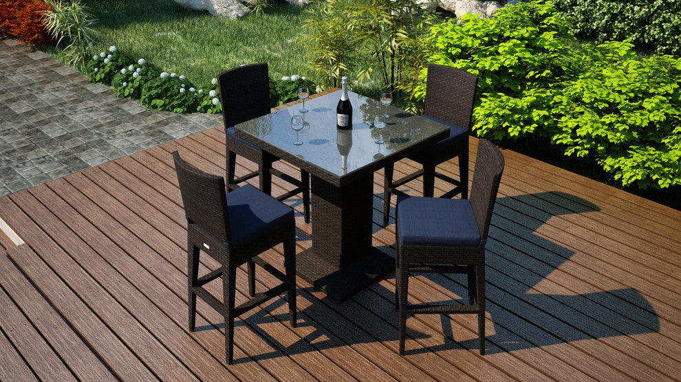 Arden 5 Piece Bar Set Set, Spectrum Indigo