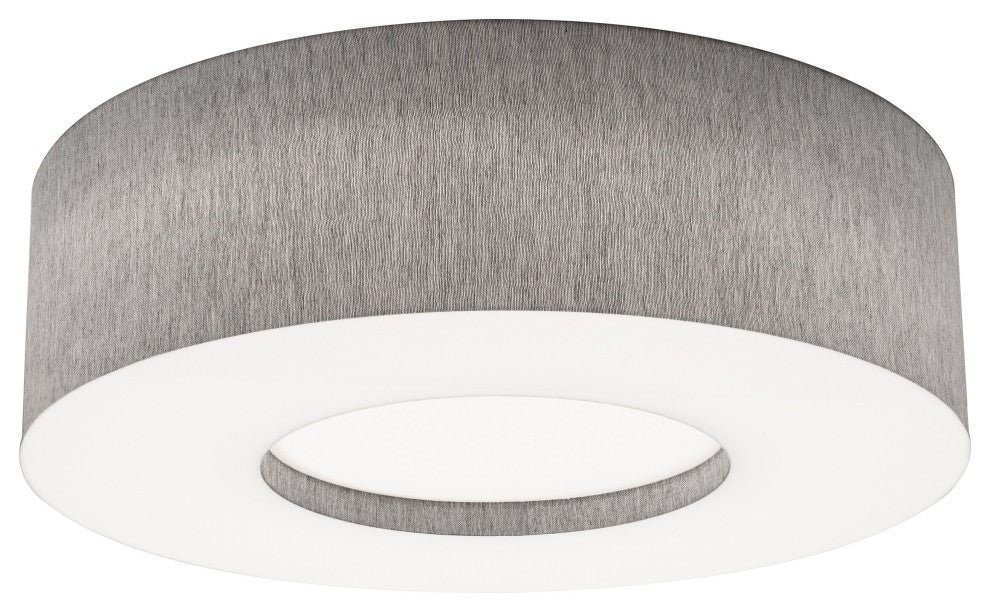 Montclair 24" LED Flush Mount, Gray Finish