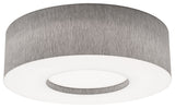 Montclair 24" LED Flush Mount, Gray Finish
