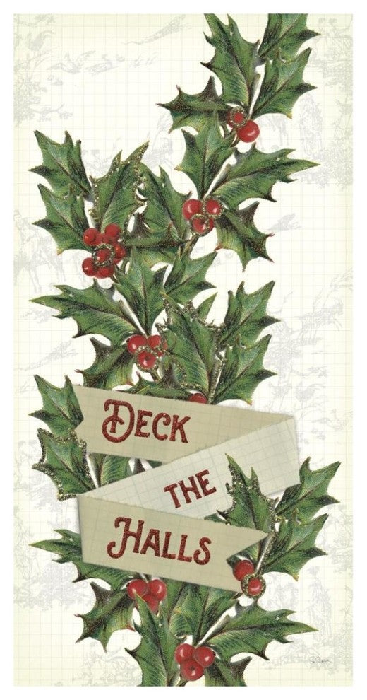 "Yuletide VII" Digital Paper Print by Sue Schlabach, 38"x74"