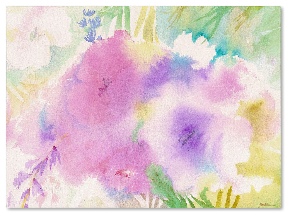 'Purple Magic' Canvas Art by Sheila Golden
