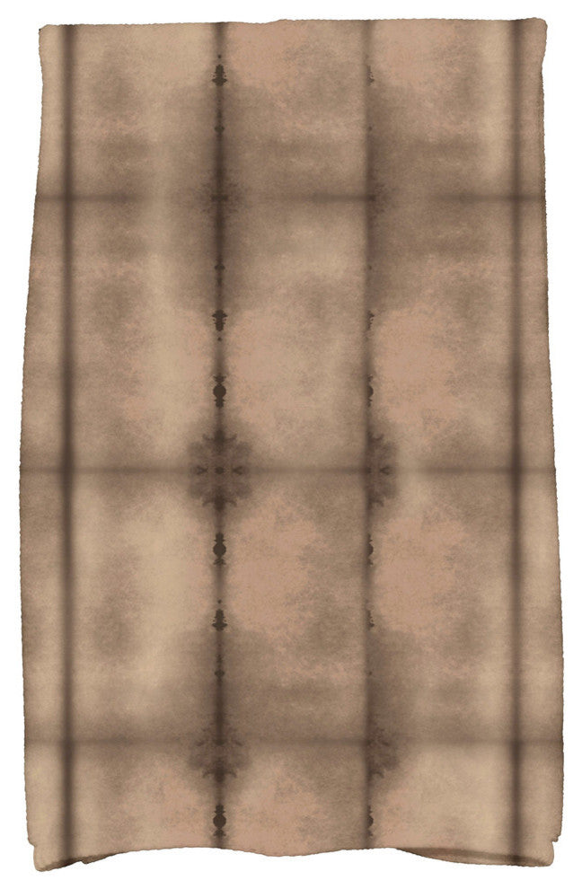 Pool, Stripe Print Kitchen Towel, Brown