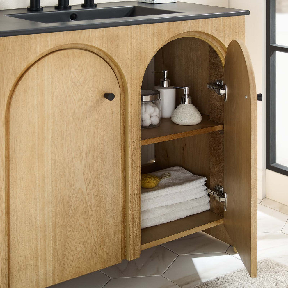 Appia 36" Bathroom Vanity - Oak Black