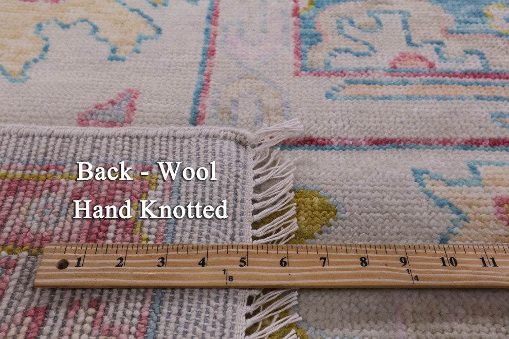 8' 11" X 12' 1" Turkish Oushak Handmade Wool Rug - Q16082