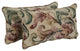 18" Double-Corded Jacquard Chenille Throw Pillows, Set of 2, Watercolor Floral