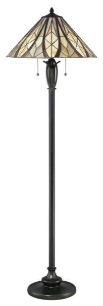 Quoizel TFVY9359VA Two Light Floor Lamp Victory Valiant Bronze