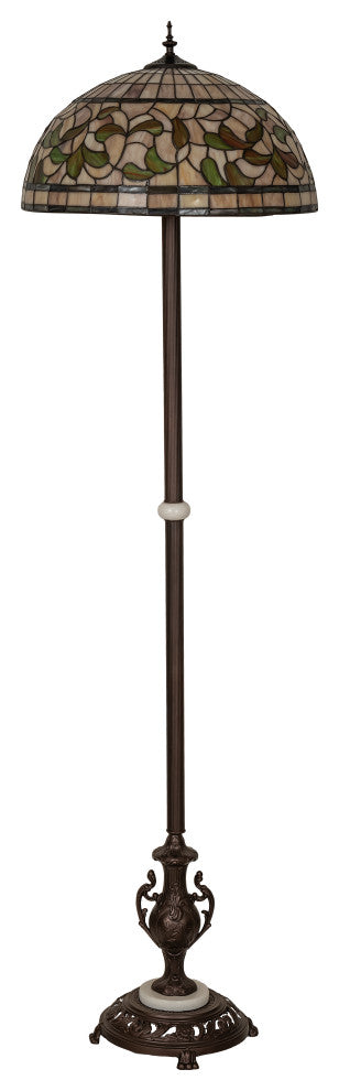 71 High Tiffany Turning Leaf Floor Lamp