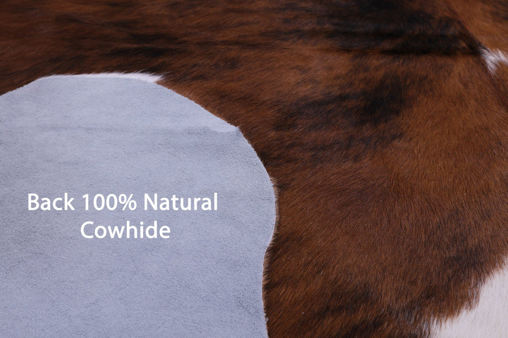 Natural Cowhide Rug 7' 1" X 5' 9" C2194
