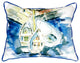 Three Row Boats Small Indoor/Outdoor Pillow 11x14 - Set of Two