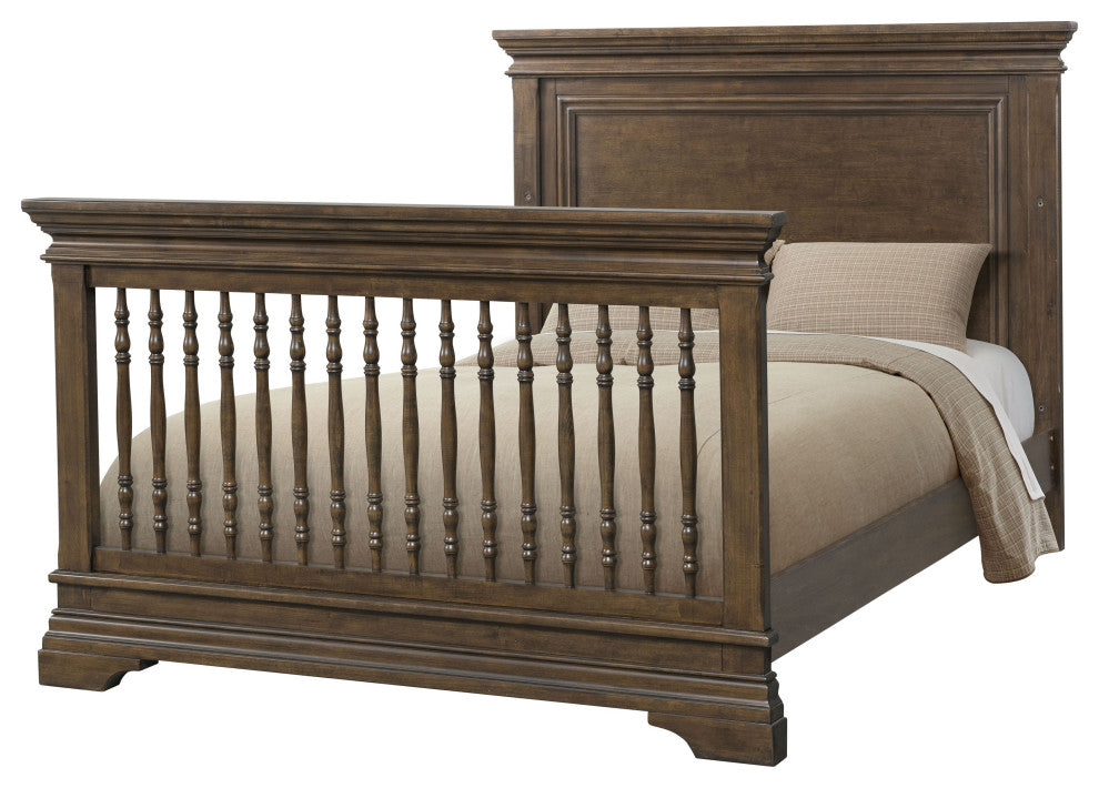 Olivia 61"W Wood Convertible Crib, Rosewood