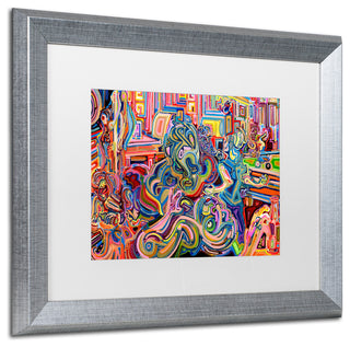 Josh Byer 'Modern Diplomacy' Art, Silver Frame, White Mat, 20x16